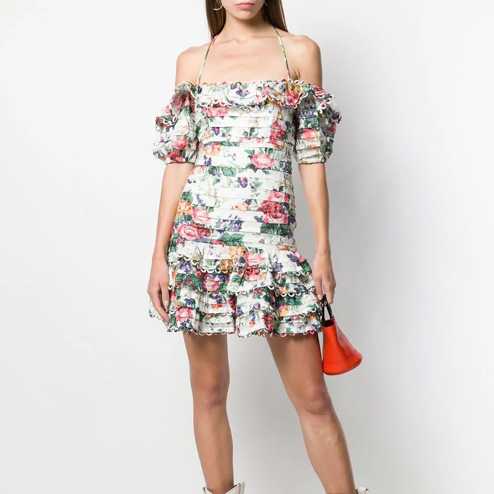 ZIMMERMANN 
Allia floral print mini dress - Picture 2 of 8